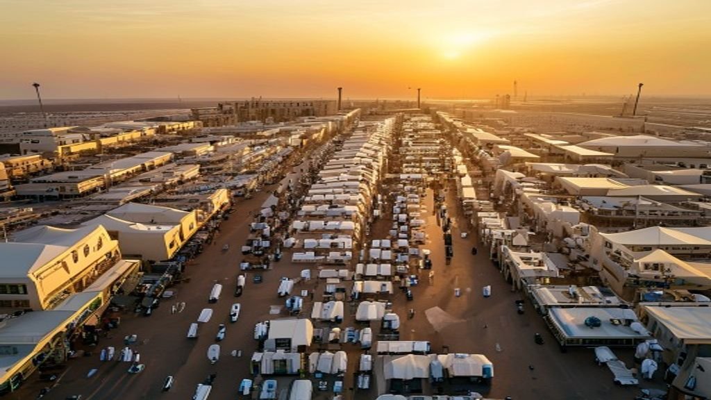 Tenda kesehatan massal di Mina untuk jemaah haji